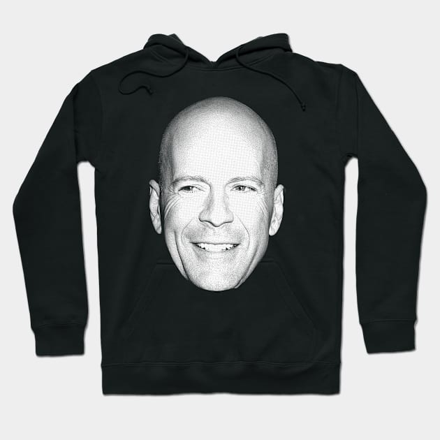 90s Bruce Willis Hoodie by Amadeus Co